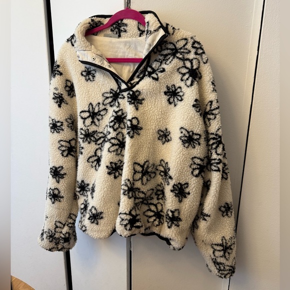 Parke Floral Pullover Fleece Floral L/XL - Picture 3 of 7
